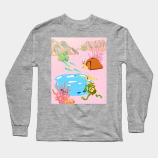 Camping under the water Long Sleeve T-Shirt